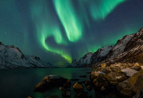Northern Lights over Kirkenes Norway