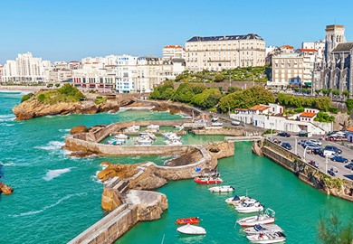 Port in Biarritz