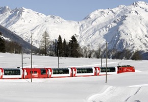 First Class Glacier Express in Winter (Brig-Chur) 2016