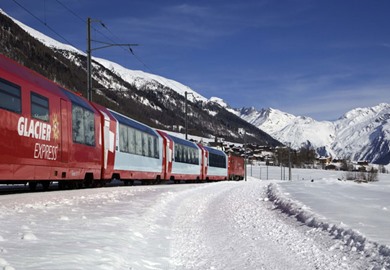 Classic Glacier Express at Christmas - Vacations By Rail