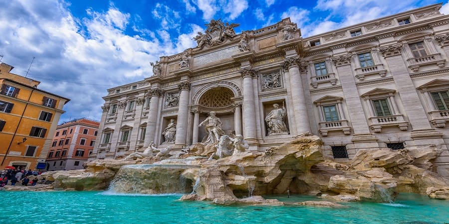 Trevi fountain in Rome