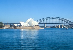 Sydney bridge and opera house