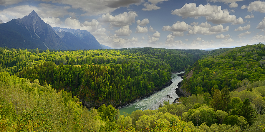 Bulkley River and Hagwilget Canyon