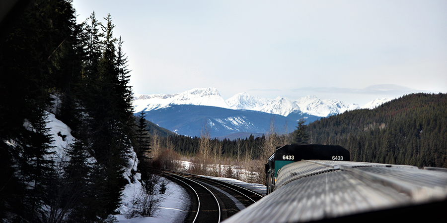 View from Via Rail's train route between Jasper and Prince Rupert