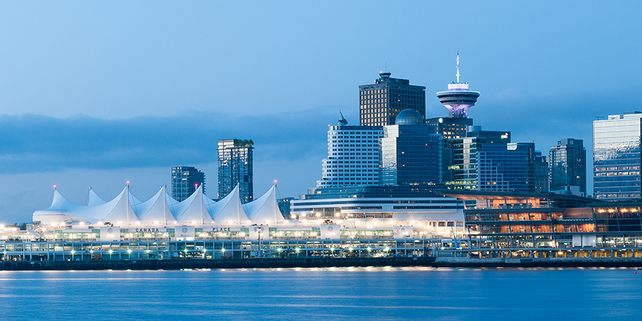 Downtown Vancouver with Canada Place