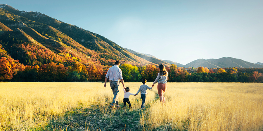 Fall foliage family trip