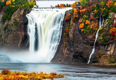 Montmorency Falls And Bridge