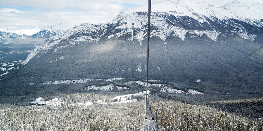 Banff Gondola in Winter Banff Gondola in Winter