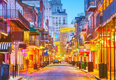 Bourbon Street in New Orleans
