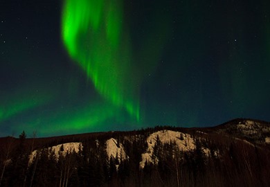 Aurora Borealis Display at Chena Hot Springs Resort