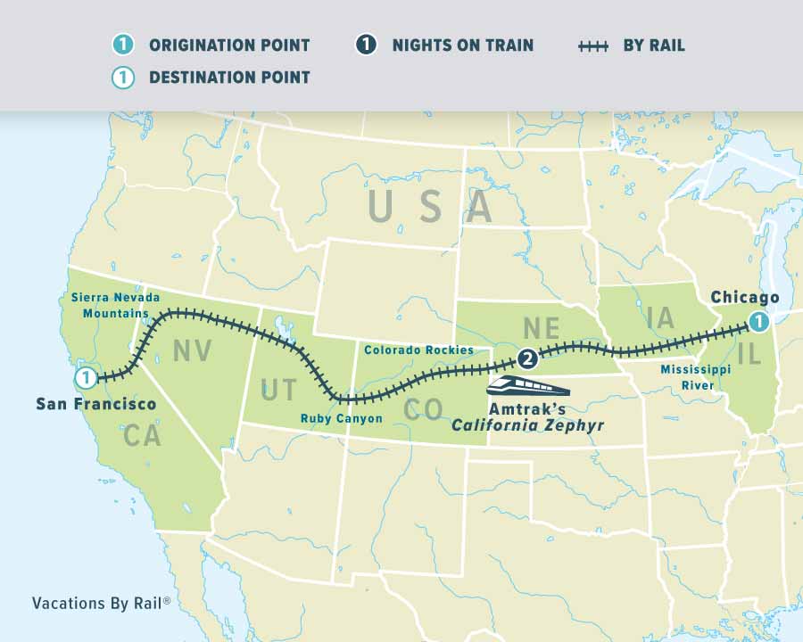 California Zephyr Experience | Amtrak Train Vacation
