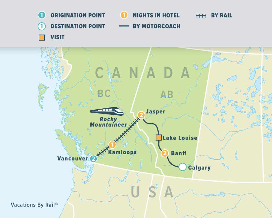 opbevaring edderkop Observatory Canadian Rockies & Western Canada Train Trips | Canadian Rockies by Rail
