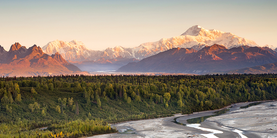 Denali Range Mt McKinley Alaska