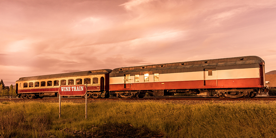 Wine Train In Napa Valley