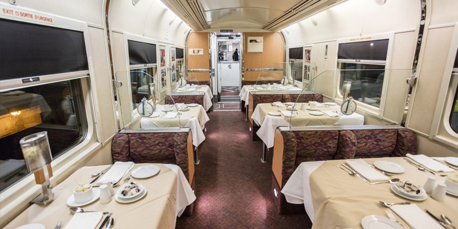 Dining Car Ocean Train