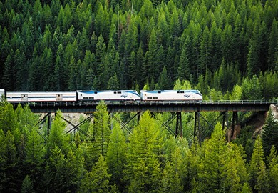 Empire Builder Between Chicago and Seattle