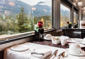 Dining Aboard the Canadian