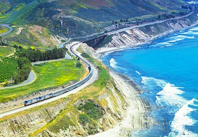 Coast Starlight Along the Pacific Coast 