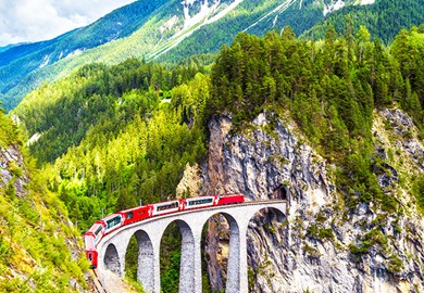 Landwasser Viaduct Glacier Express