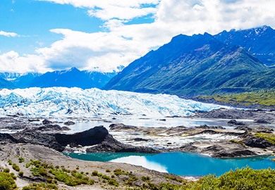 Sunny Day At Matanuska Glacier