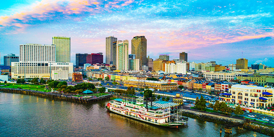 New Orleans Downtown Skyline