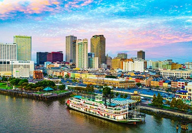 New Orleans Downtown Skyline