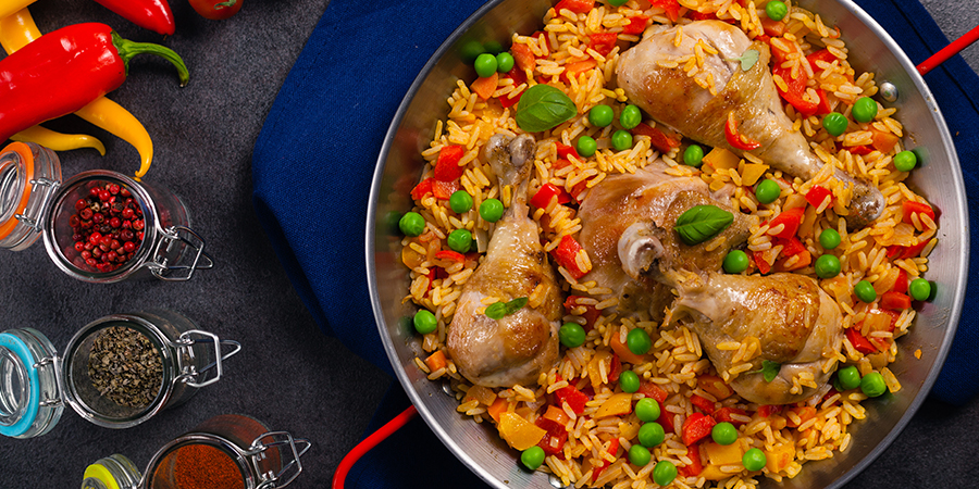 Peruvian Arroz Con Pollo