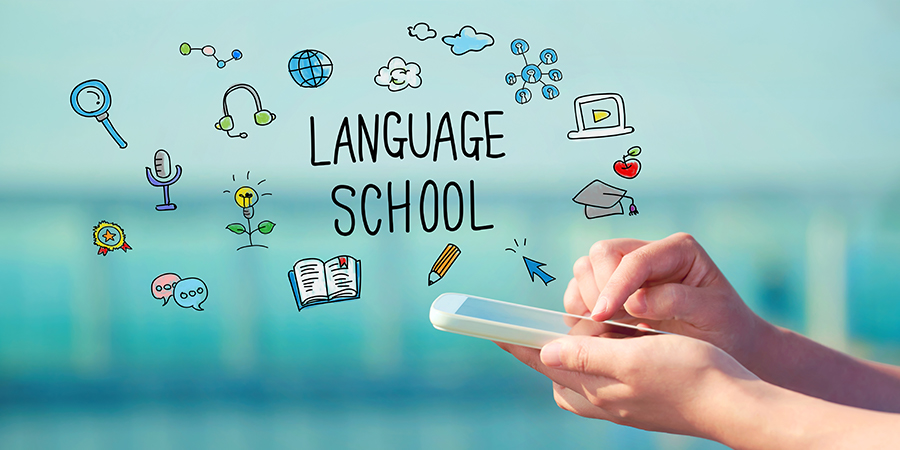 Language School Smartphone