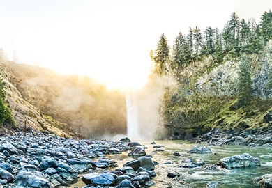 Snoqualmie Falls Winter