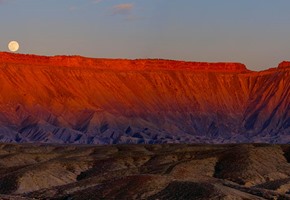 Red Rocks Park At Sunrise Near Denver Colorado
