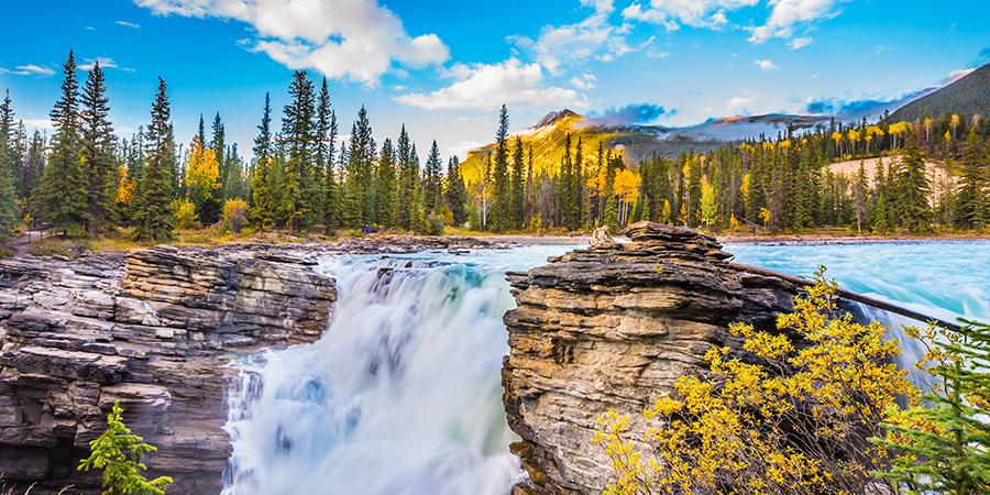 Waterfall Jasper National Park