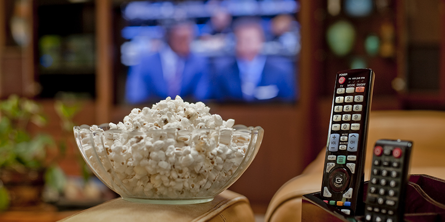 Watch TV with a Bowl of Pop Corn