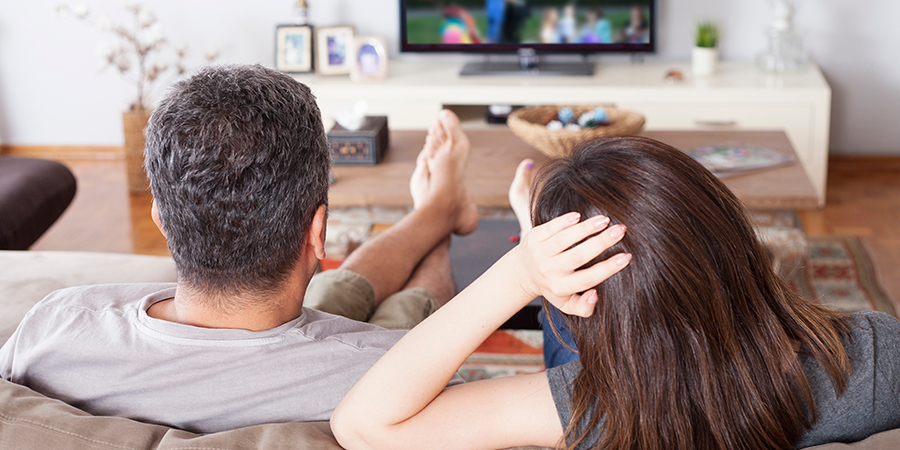 Couple Watching TV