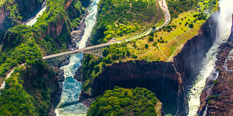 Victoria Falls Zambezi River Africa