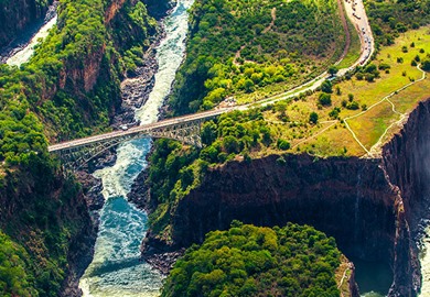 Victoria Falls Zambezi River Africa