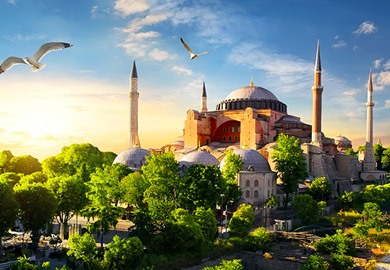 Hagia Sophia Sunset Istanbul