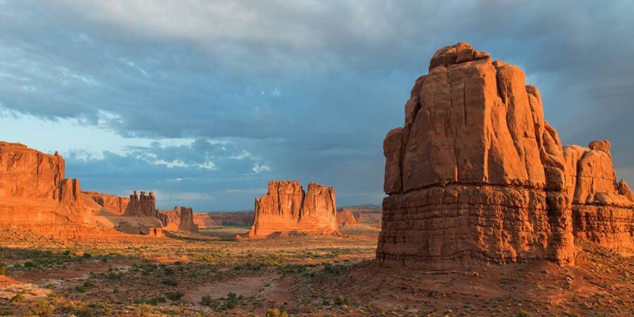 Arches National Park La Sal Mountain Arches National Park La Sal Mountain
