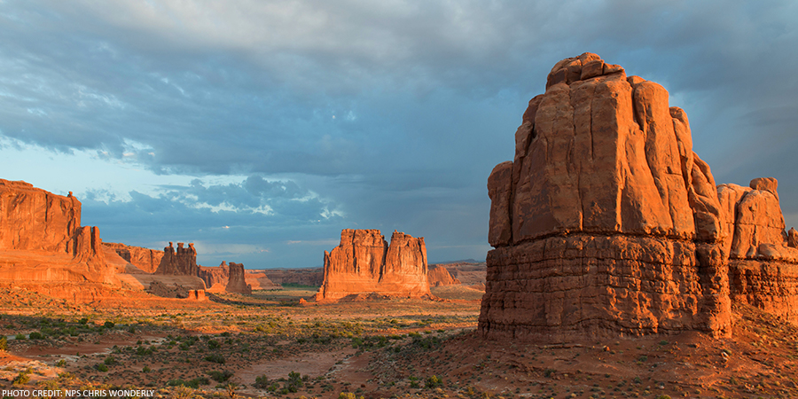 Arches National Park La Sal Mountain