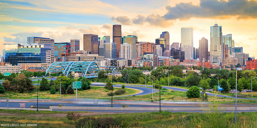 Denver Colorado Downtown Skyline