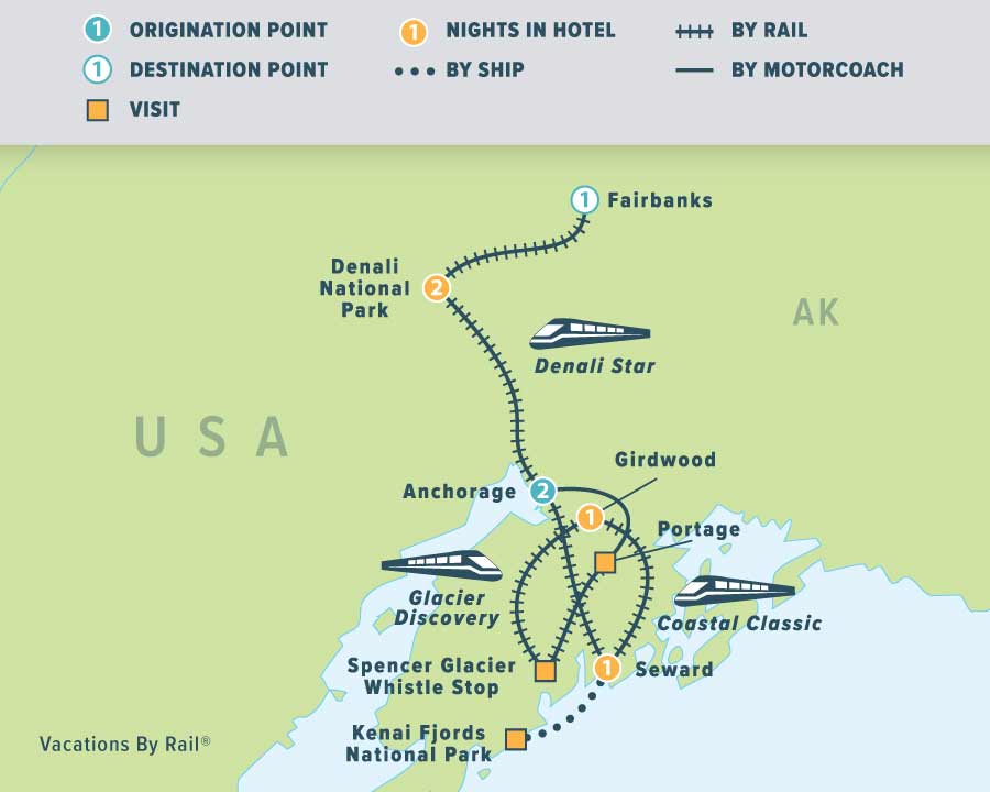 Alaska Train Vacation Packages Alaska Tours by Rail