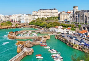 Port in Biarritz