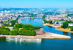 Moselle Meeting Rhine Koblenz Germany