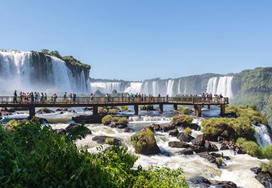 Iguassu Falls In Brazil
