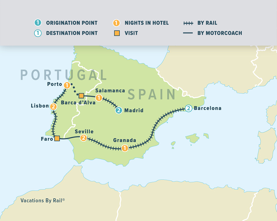 top deck tour spain and portugal