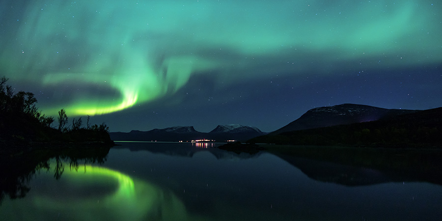 Northern Lights In Swedish Lapland