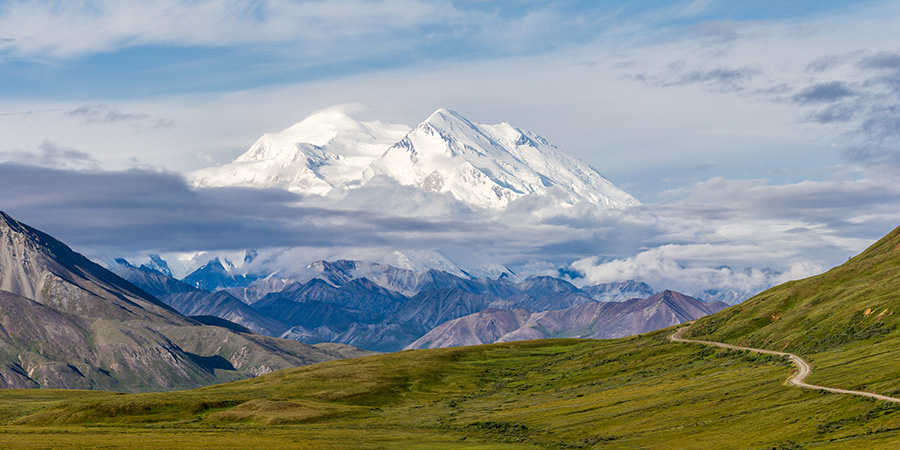 View Of Denali From Stoney Hill Denali National Park