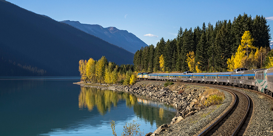 Canadian train Moose Lake 