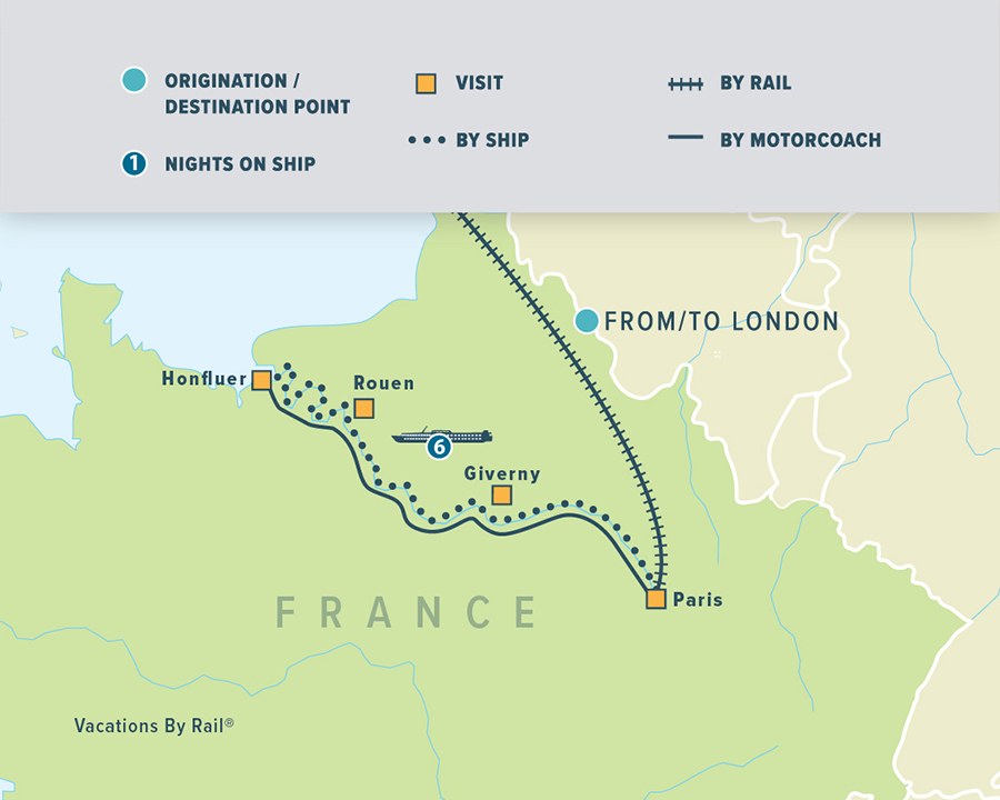 Seine River Map