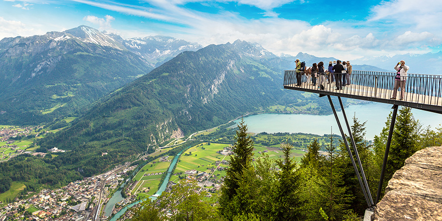 Observation Deck In Interlaken