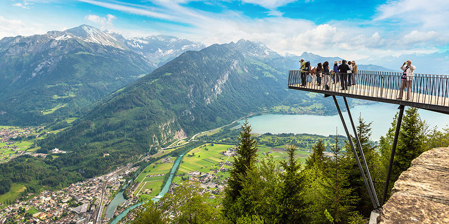 Observation Deck In Interlaken